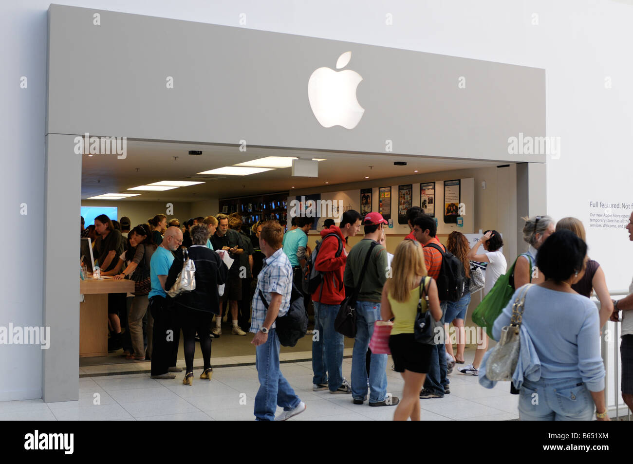 The Apple Store Toronto Eaton Centre Stock Photo