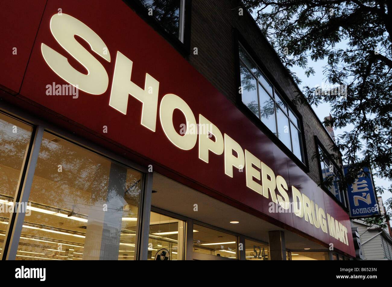 Shoppers Drug Mart, Queen Street West, Toronto Stock Photo