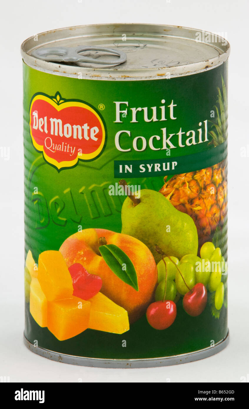 Fruit cocktail tin hires stock photography and images Alamy