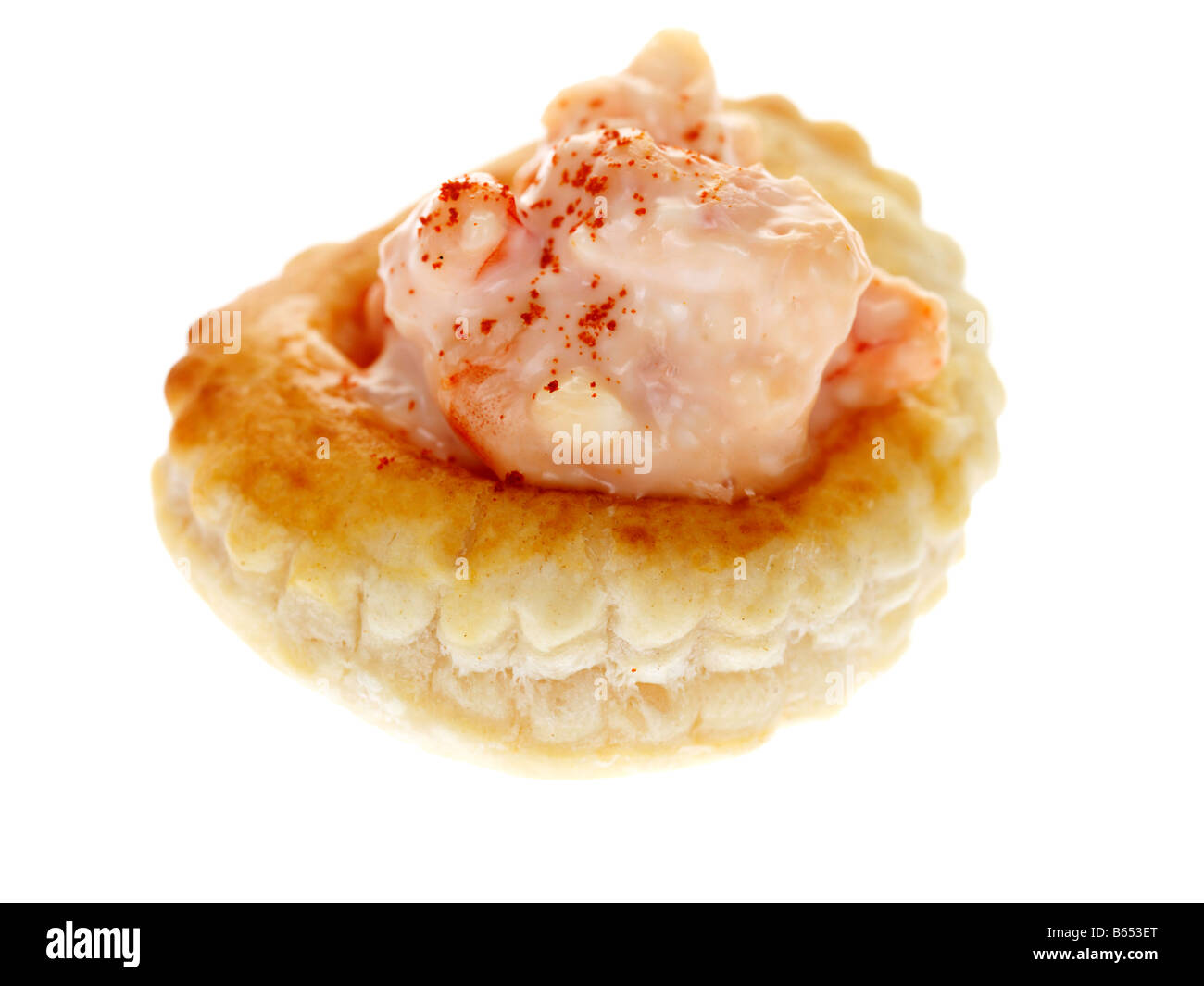 Prawn Vol Au Vents Stock Photo Alamy