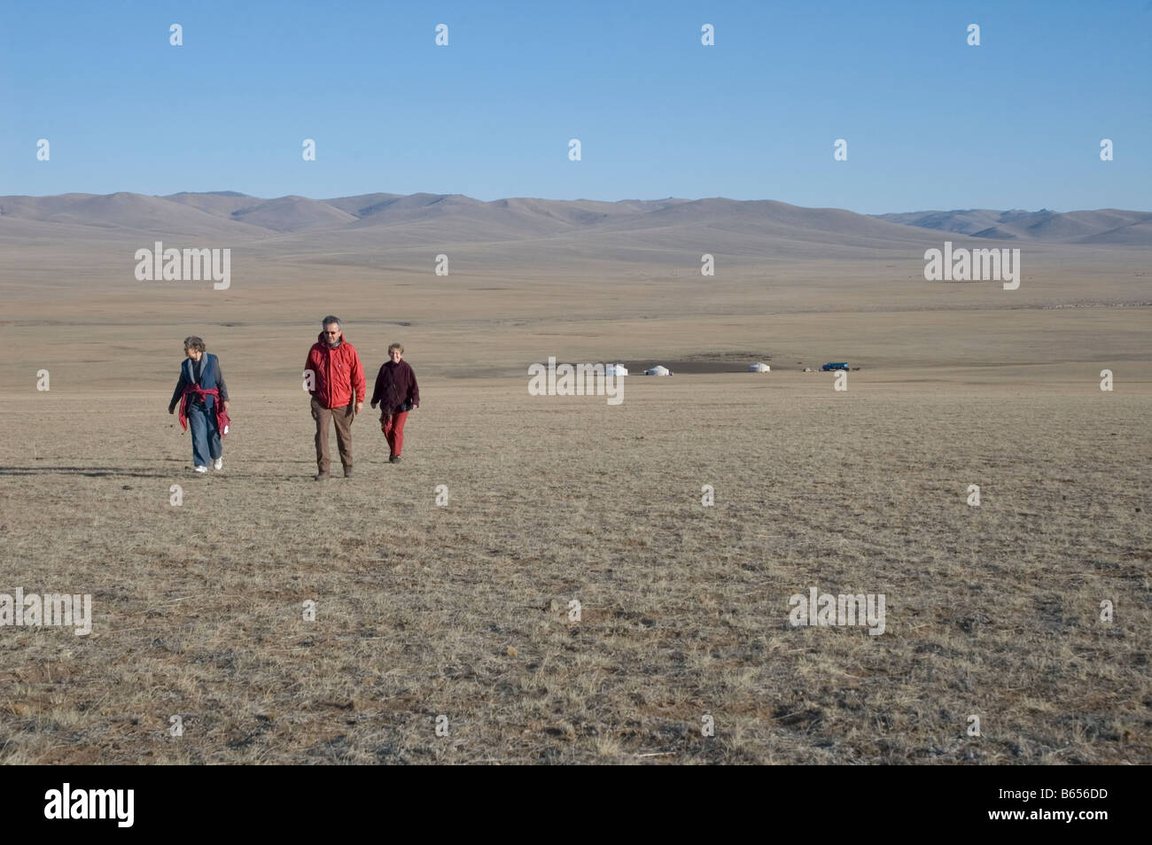 Mongolia Steppes 2007 Stock Photo - Alamy