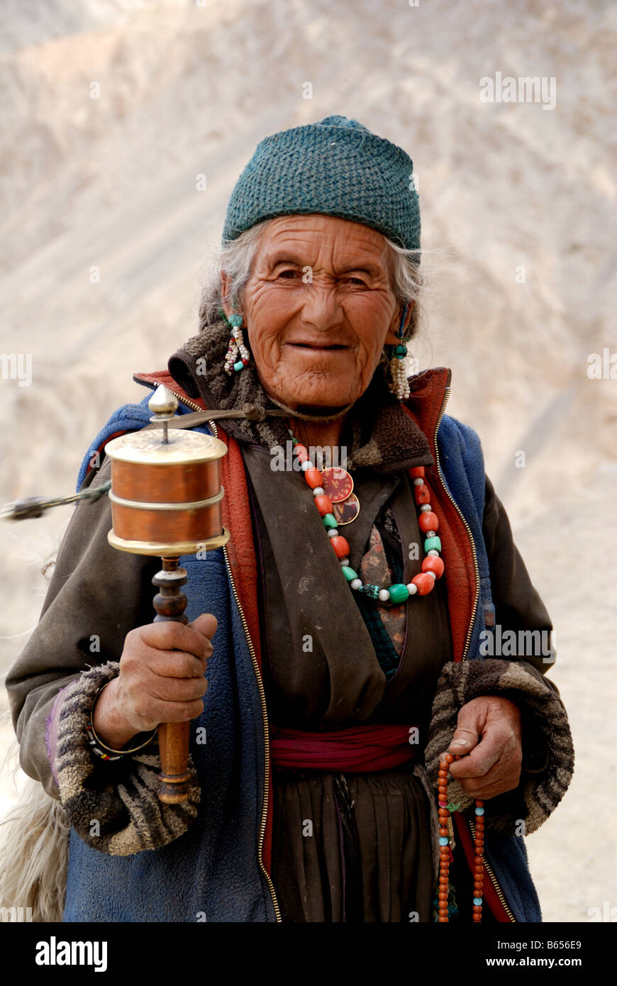 Ladakh head dresses hi-res stock photography and images - Alamy