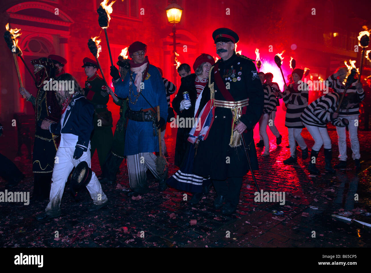Guy Fawkes Night Procession by Cliffe Bonfire Society, Lewes, Sussex ...