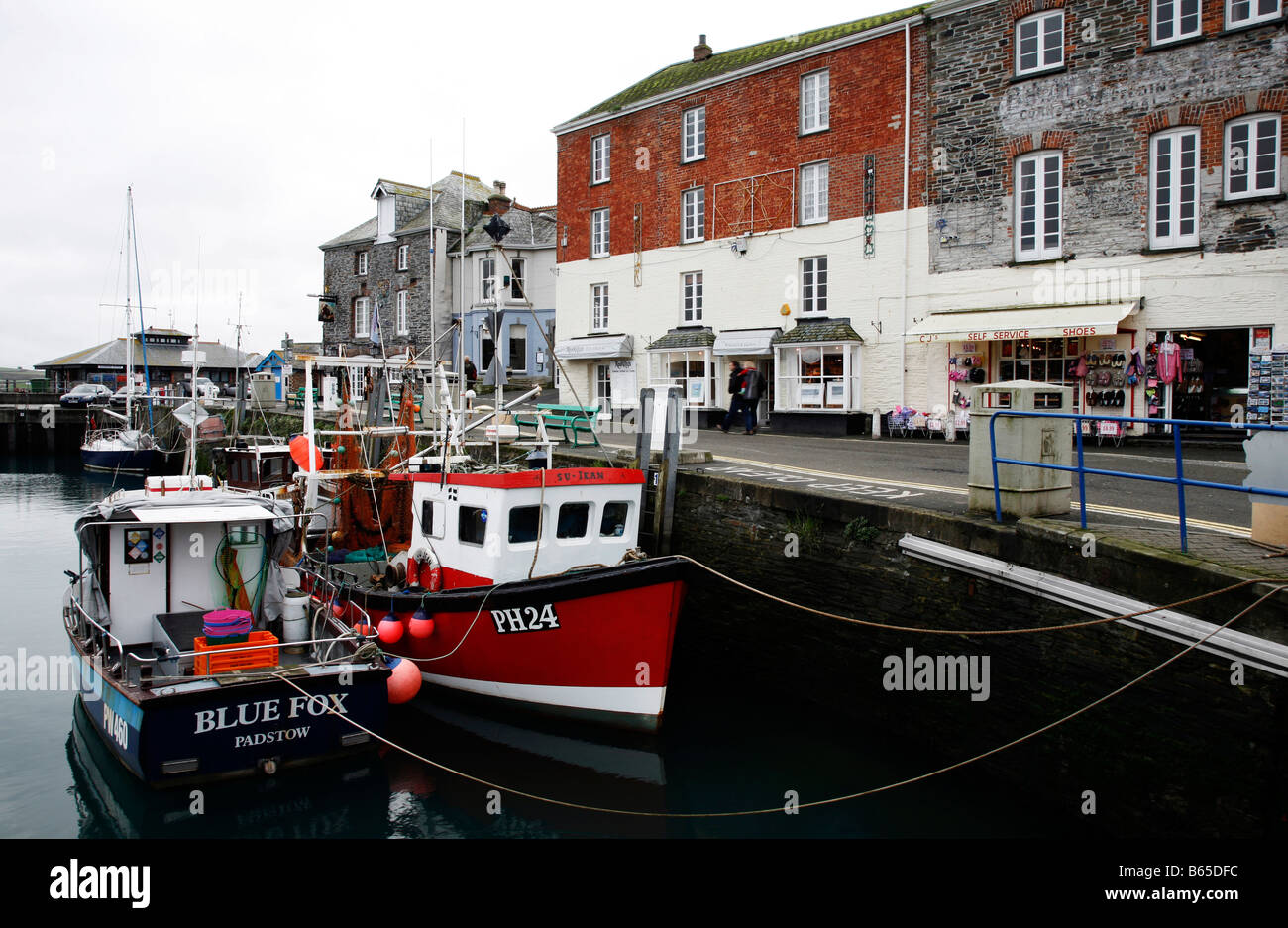 Old fishing boats padstow hi-res stock photography and images - Alamy