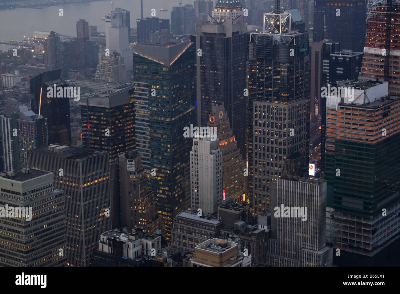 Aerial view of Manhattan, New York City Stock Photo - Alamy