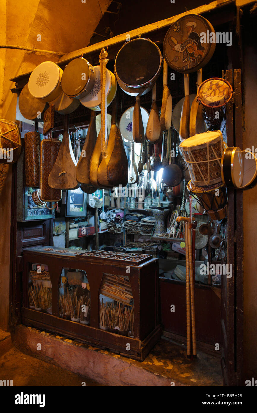 Music instrument shop, Rabat, Morocco, Africa Stock Photo Alamy