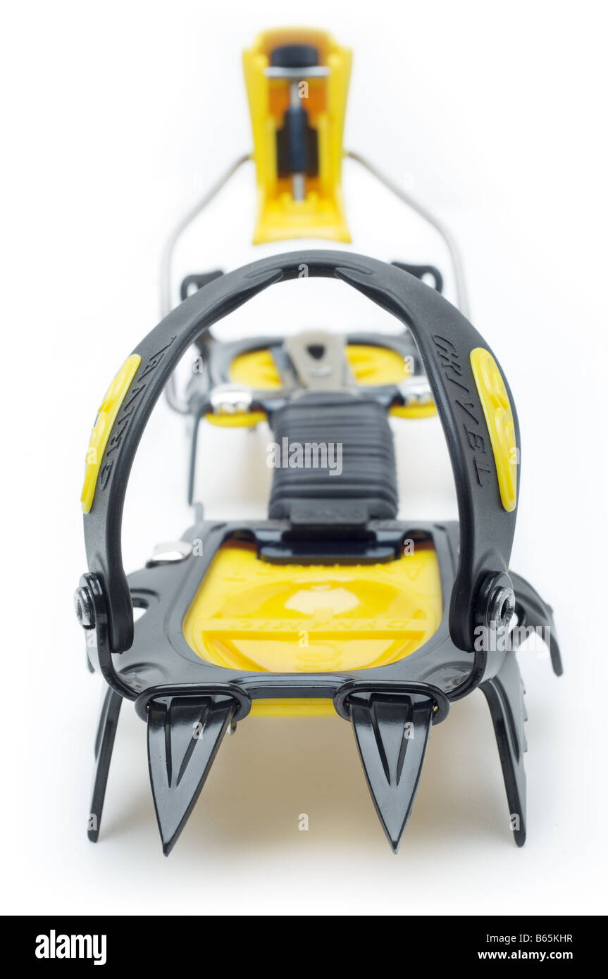 Crampon, crampons, ice climbing, Mountaineering crampon, Cutout Stock Photo