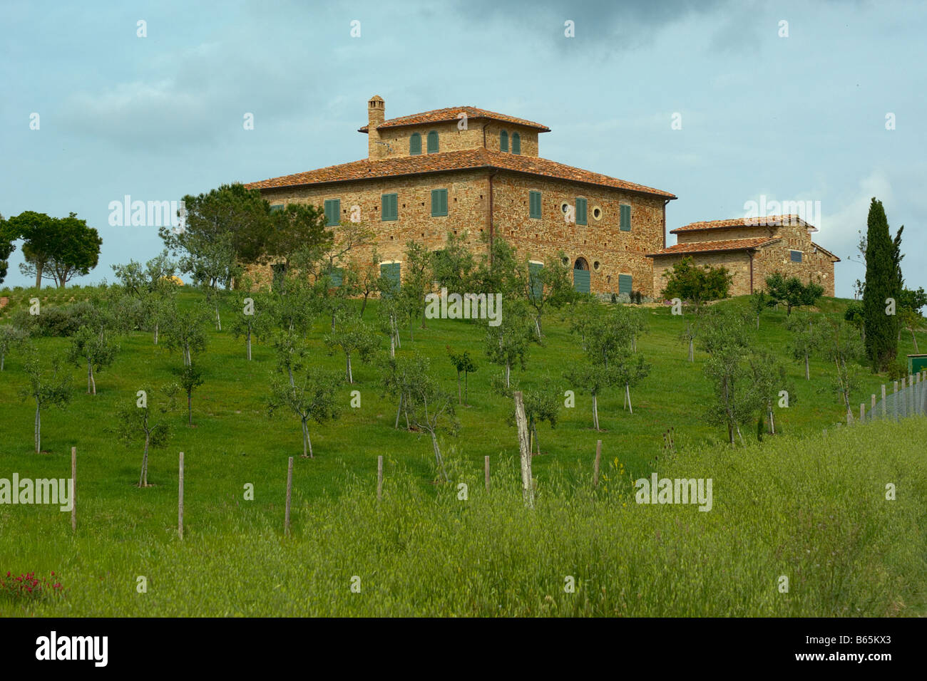 House in tuscany Stock Photo