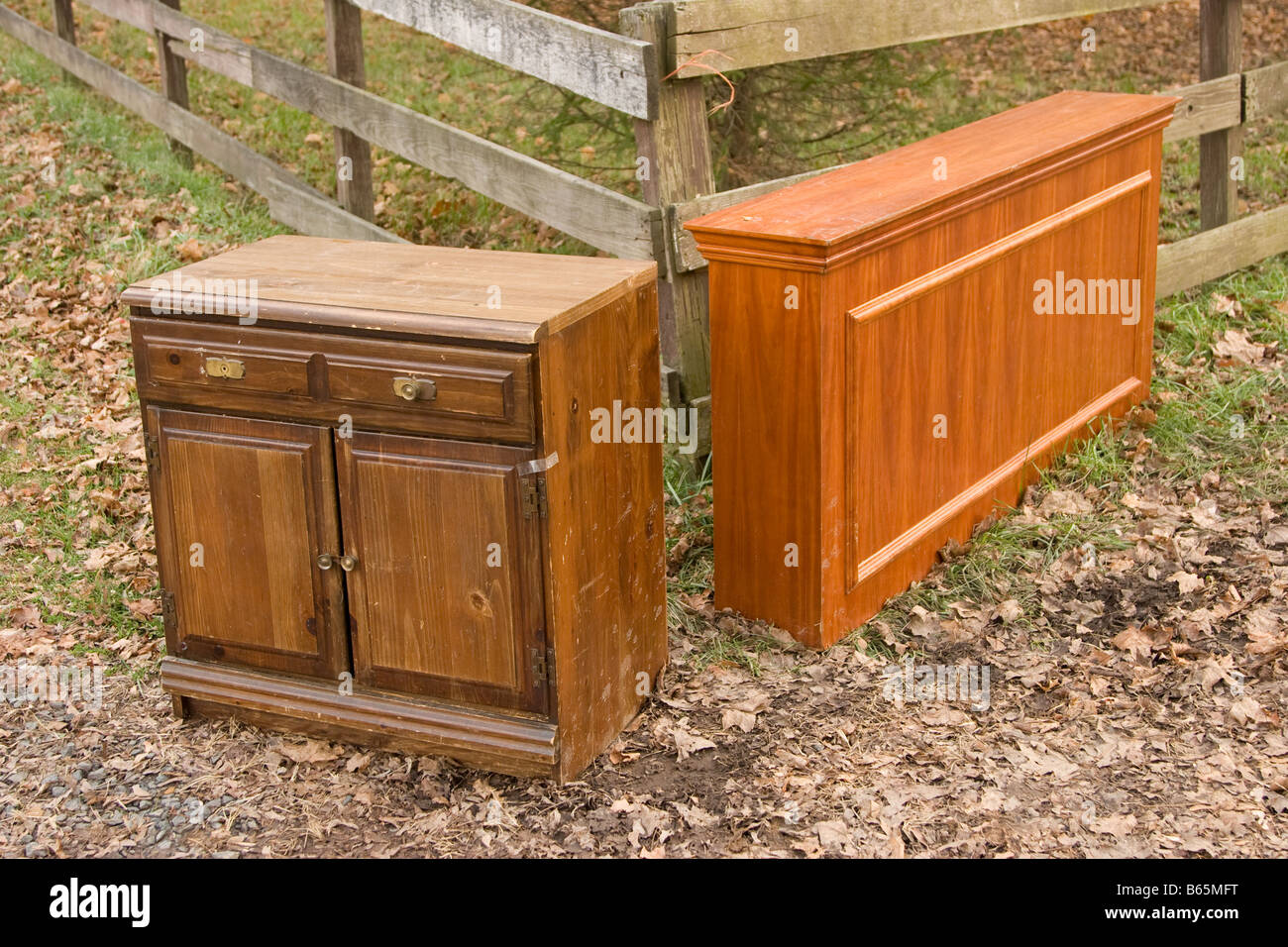Old dresser drawers Stock Photo Alamy
