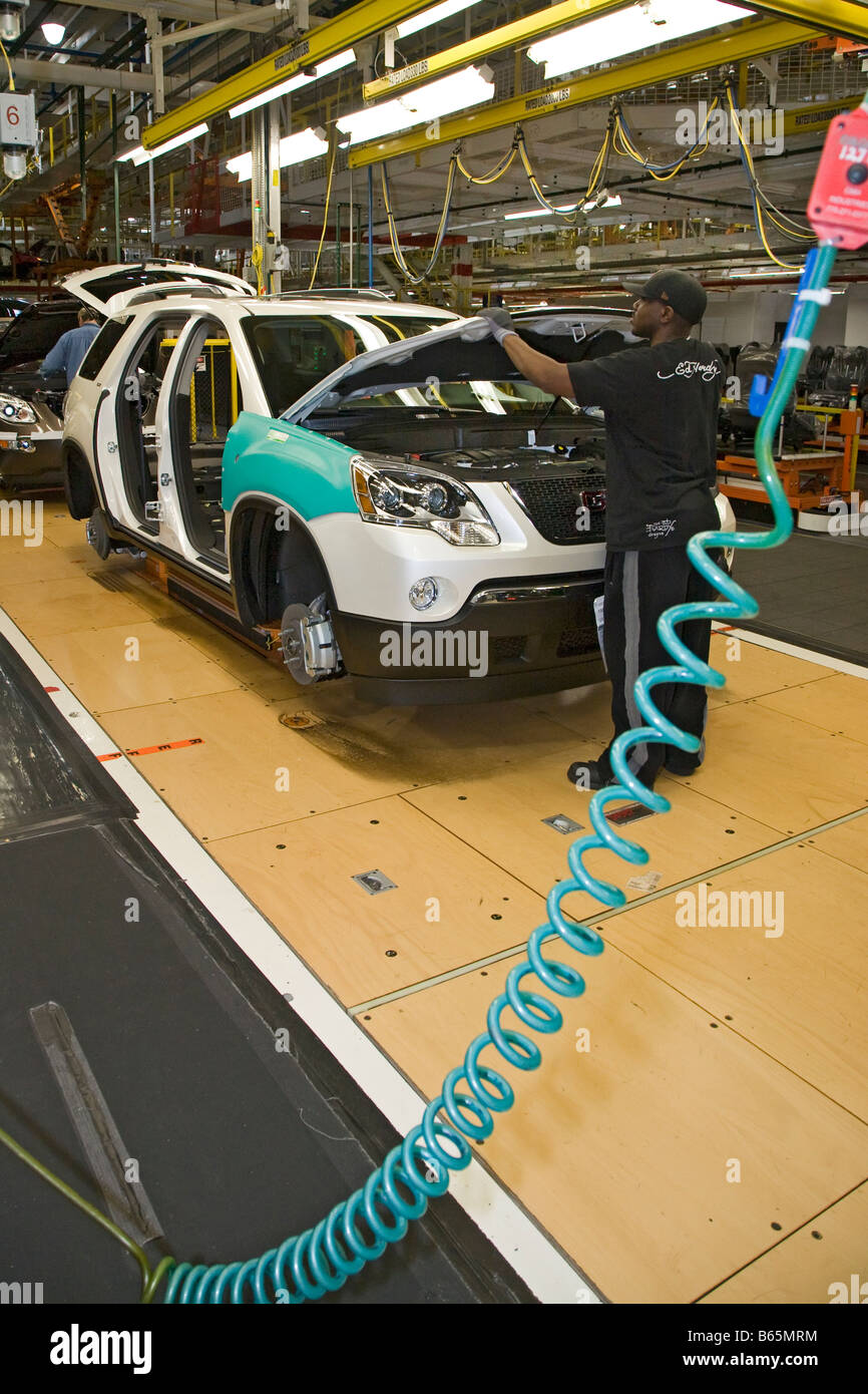 General Motors Assembly Plant Stock Photo