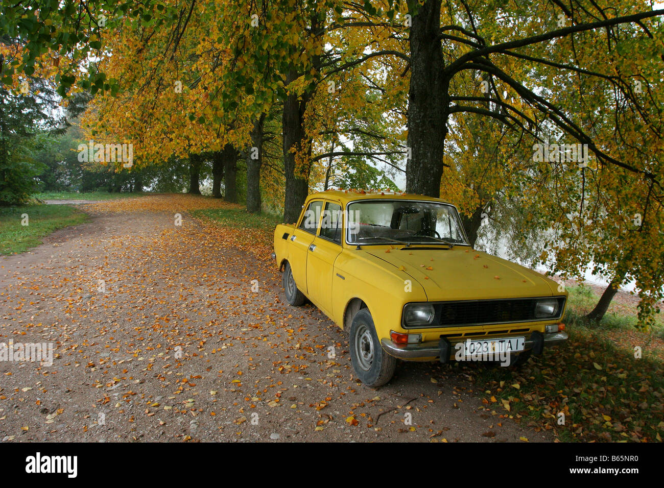 Very popular russian car "Moskvitch" (Москвич Stock Photo - Alamy