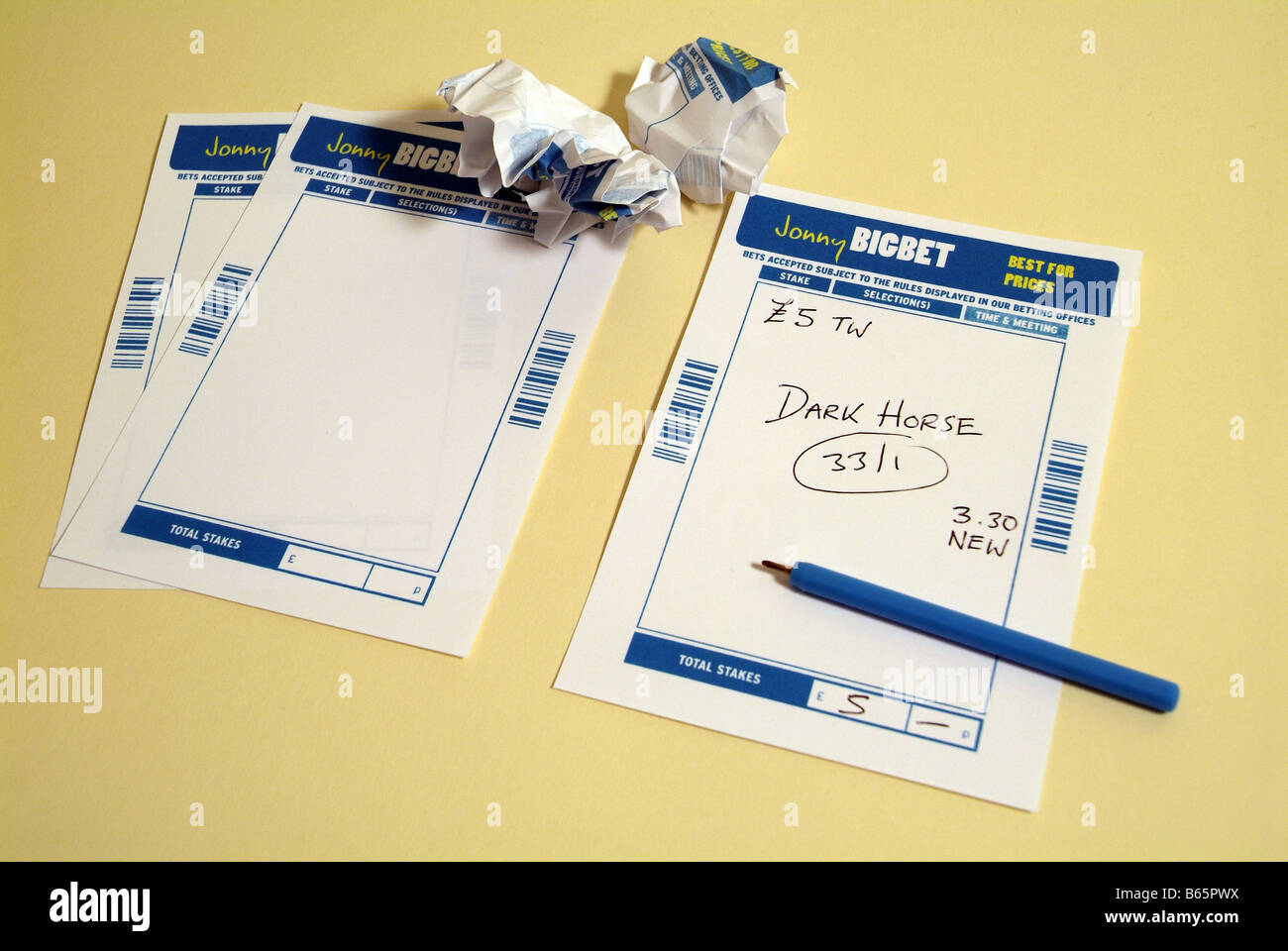 Betting slips hires stock photography and images Alamy