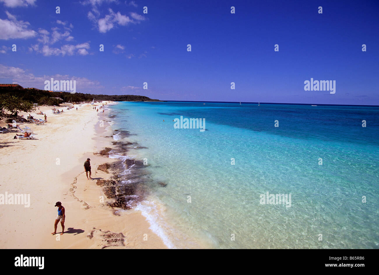 cuba holguin province guardalavaca playa esmeralda Stock Photo - Alamy