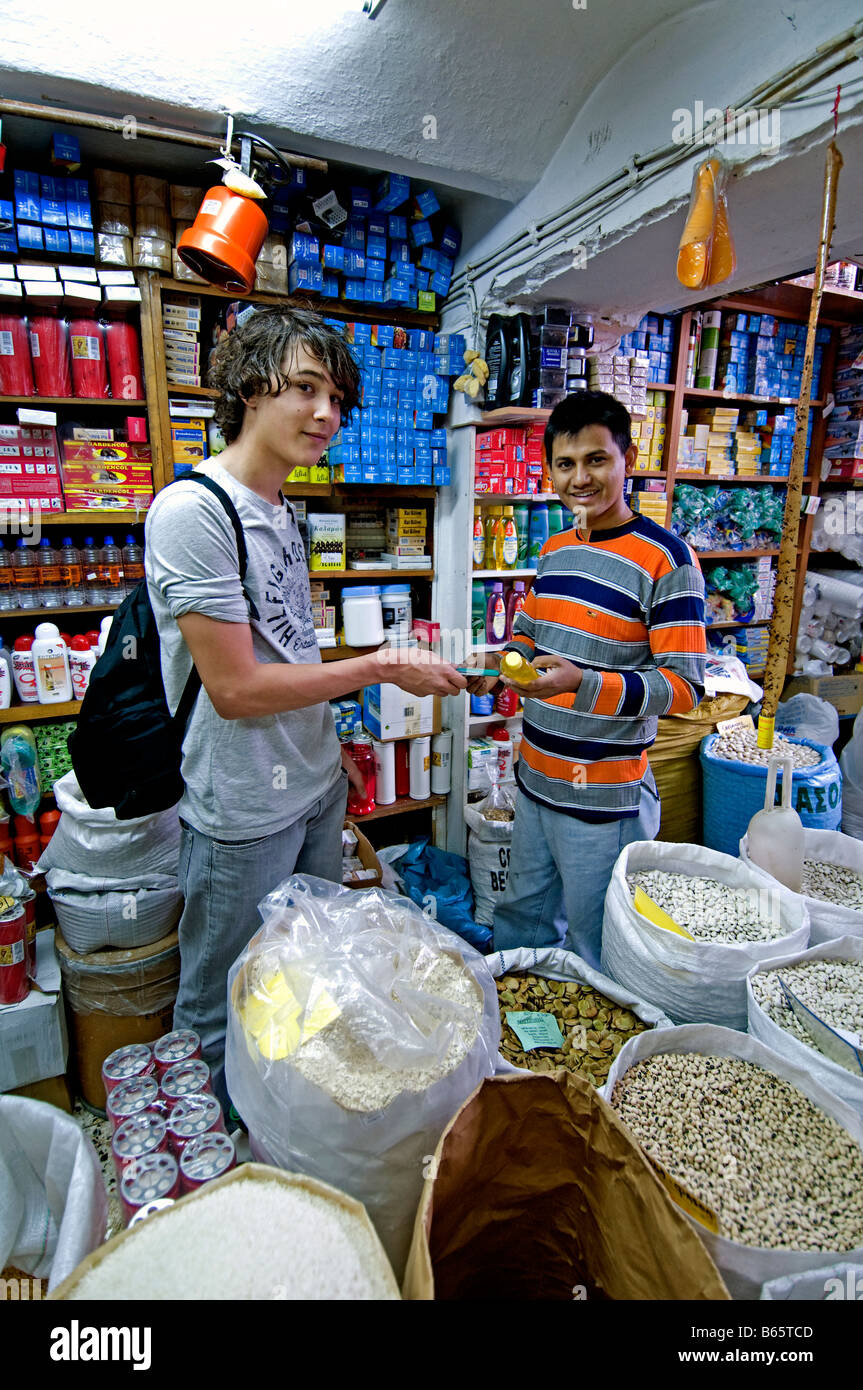 Grocery shop greece hi res stock photography and images Alamy
