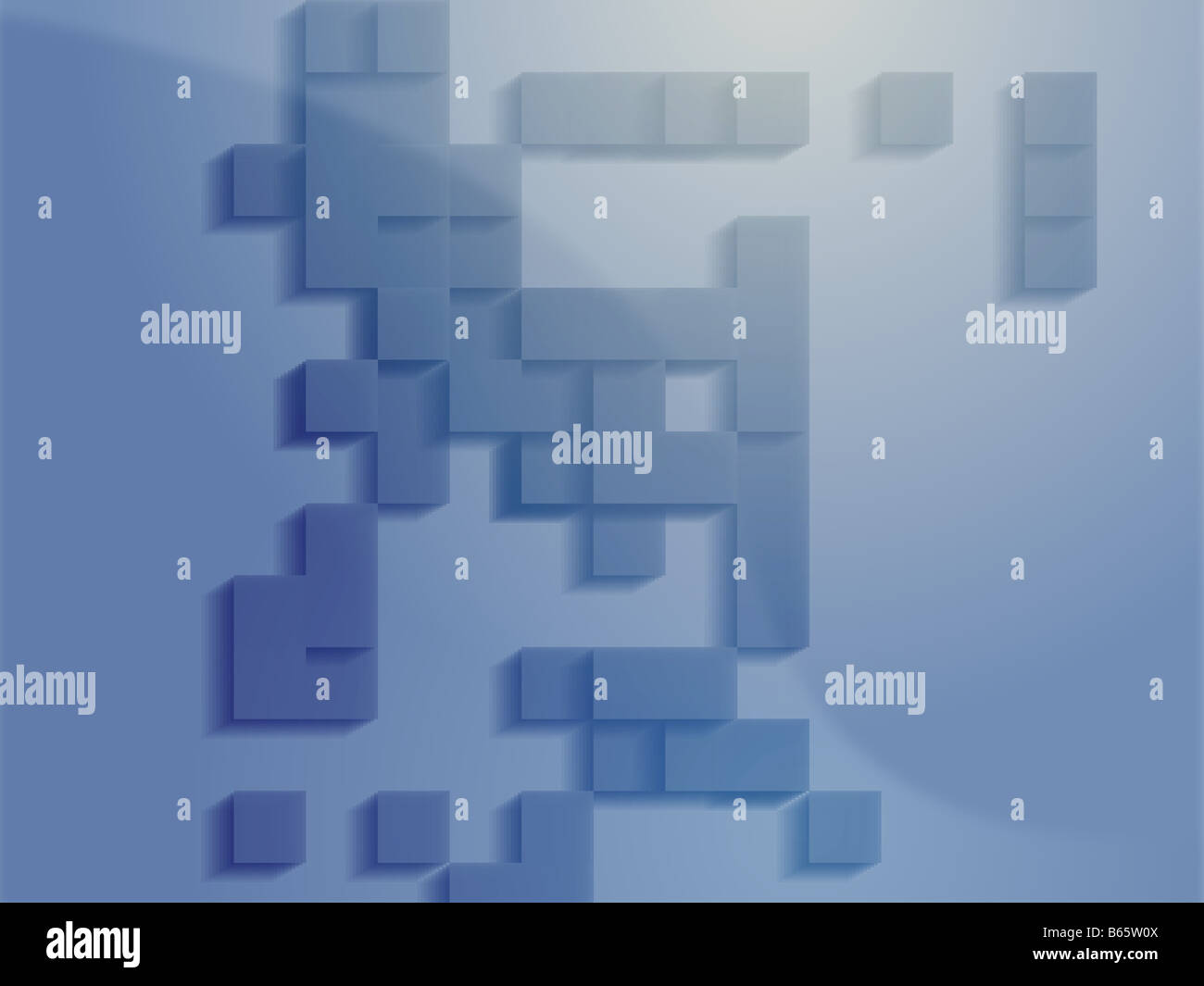 Abstract illustration wallpaper of geometric shape blocks Stock Photo ...
