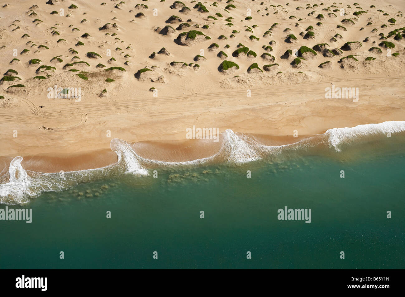 Stockton Beach Newcastle New South Wales Australia aerial Stock Photo Alamy