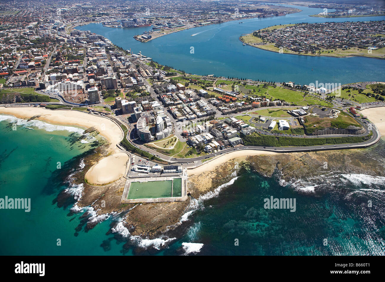 Newcastle Ocean Baths and Newcastle Beach Newcastle New South Wales