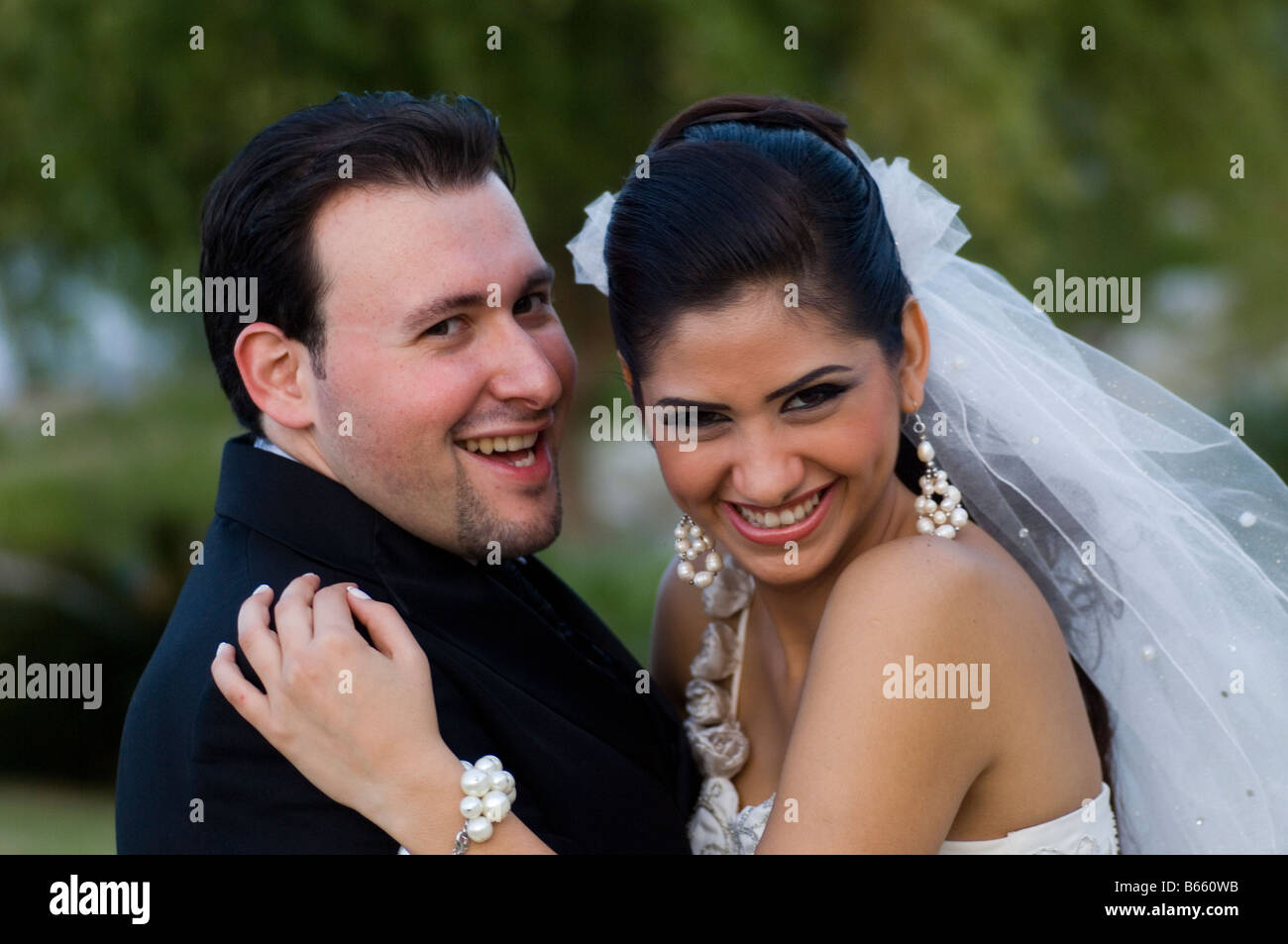 Happy married couple Stock Photo