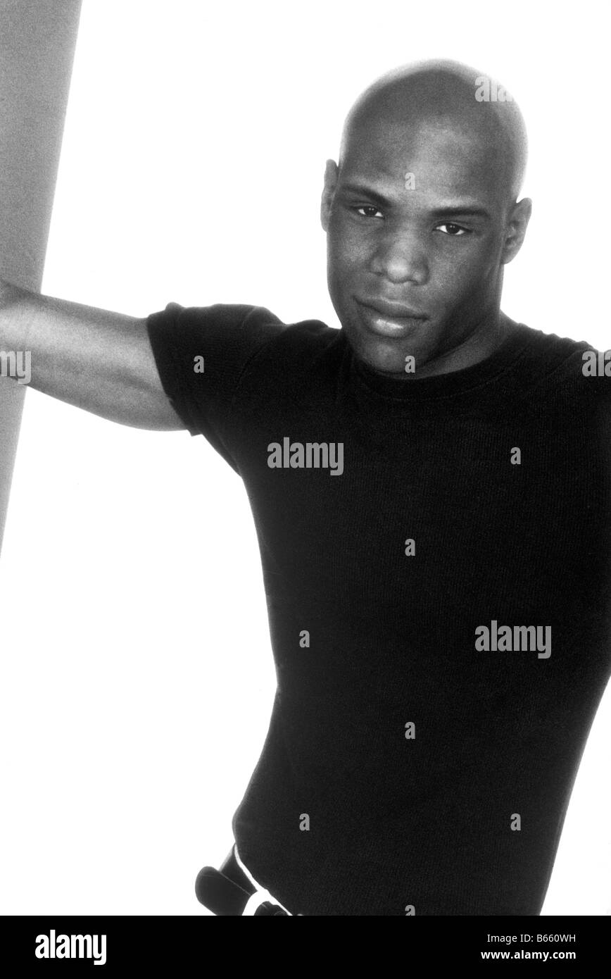 Portrait casual african american Black and White Stock Photos & Images ...
