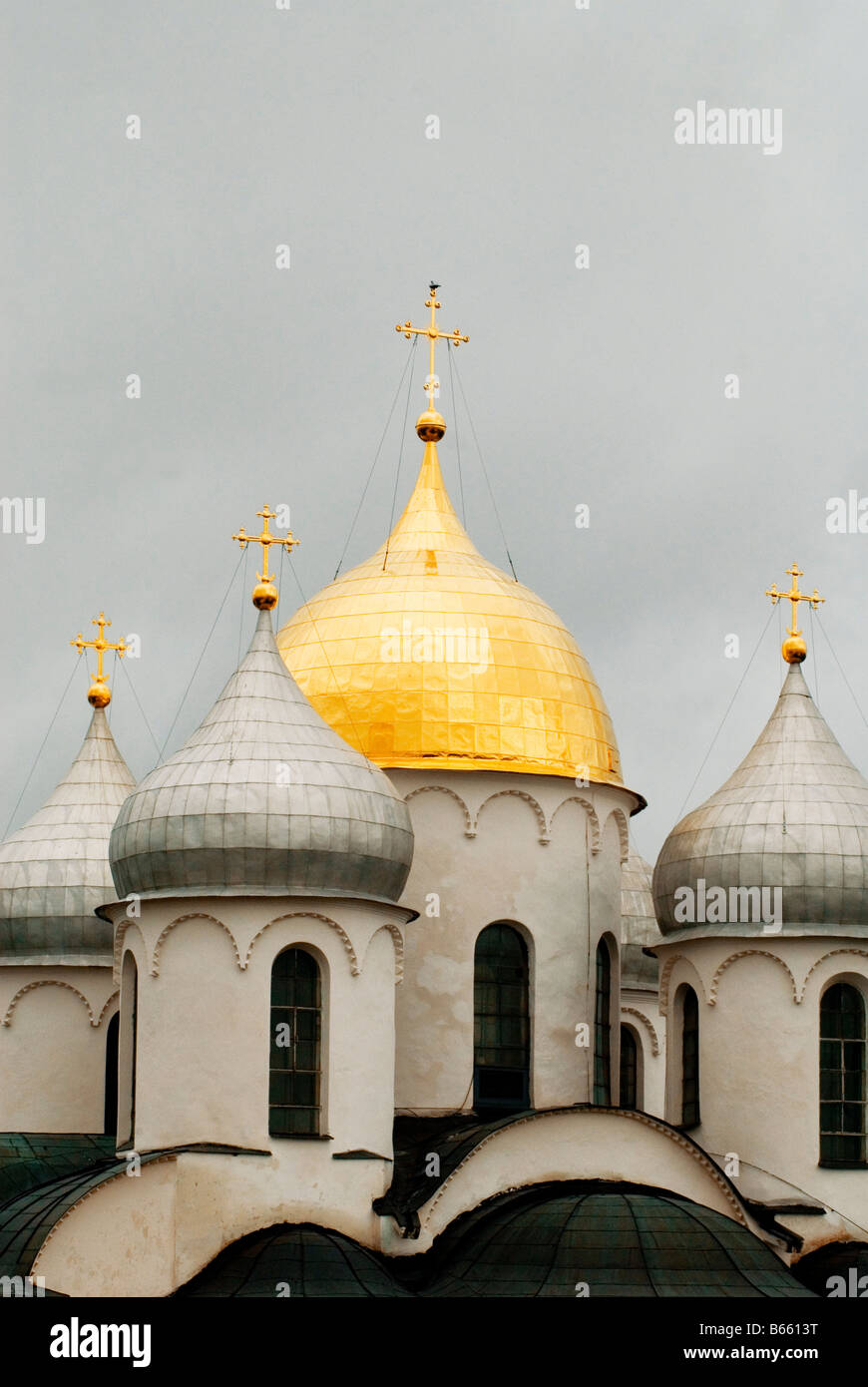 St Sophia Cathedral, Veliky Novgorod ( Novgorod the Great ), Russia. Stock Photo