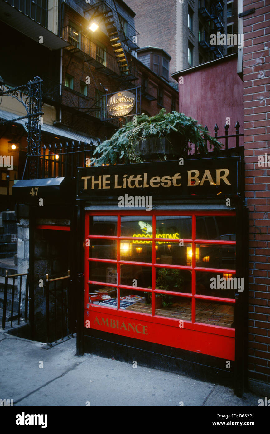 Boston USA The Littlest Bar Irish pub Province Street Downtown Crossing