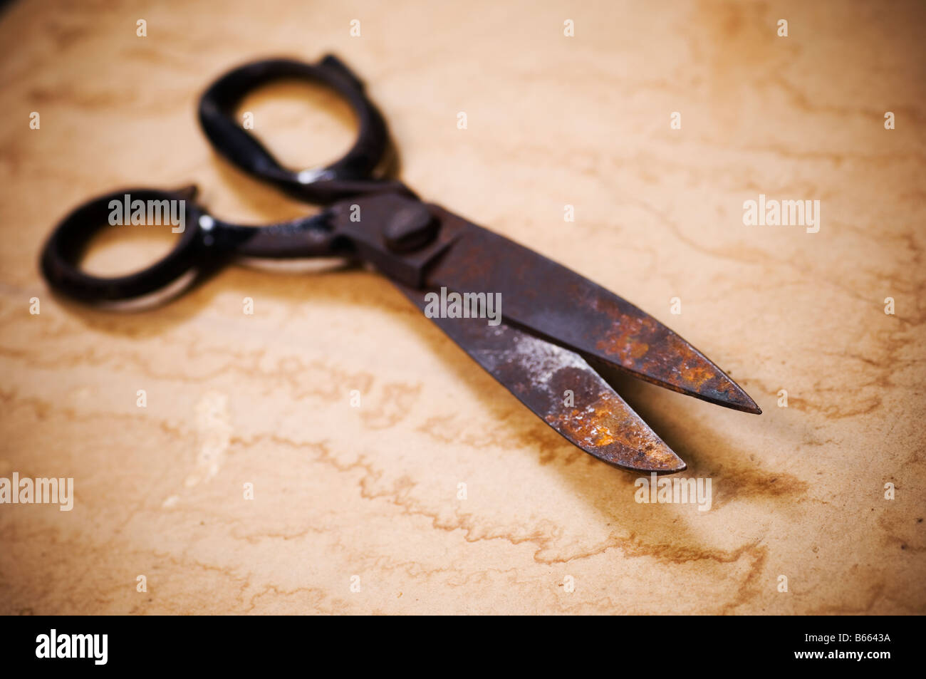 Rusty scissors Stock Photo Alamy