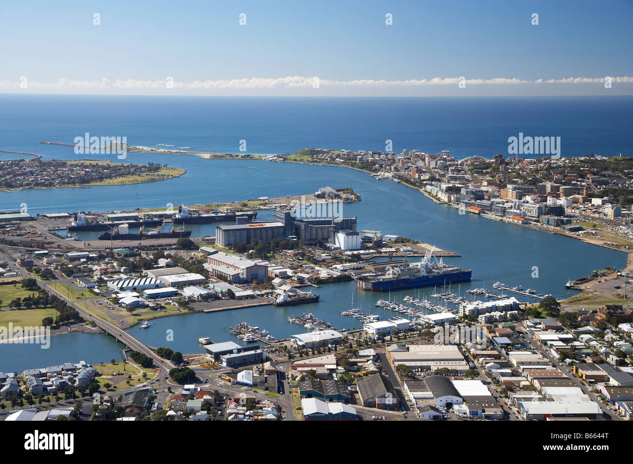 Wickham front Throsby Creek Carrington and Newcastle Harbour Newcastle