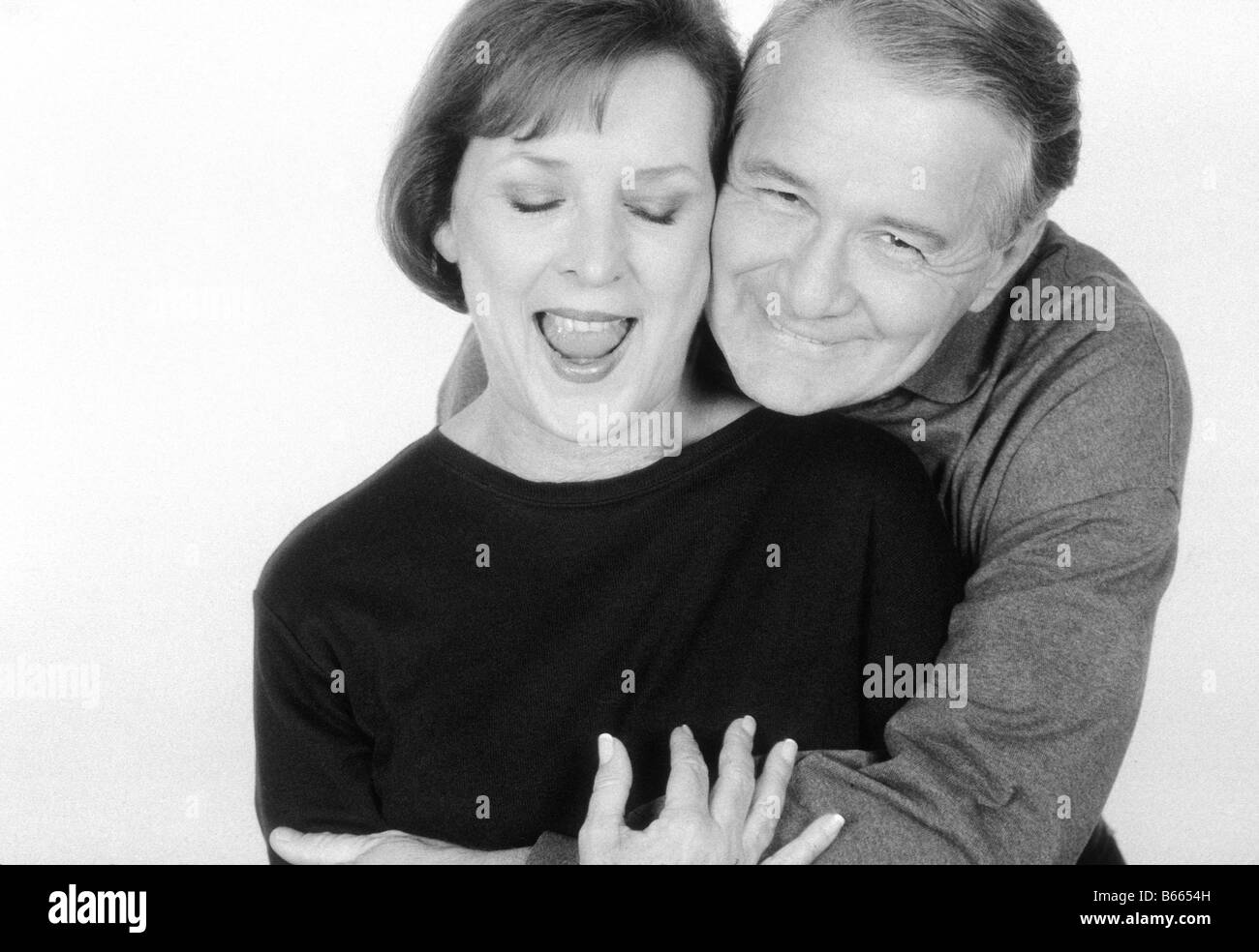 Mature couples Black and White Stock Photos & Images - Alamy