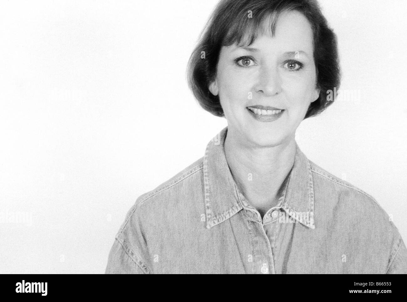 Gorgeous mature woman Black and White Stock Photos & Images - Alamy