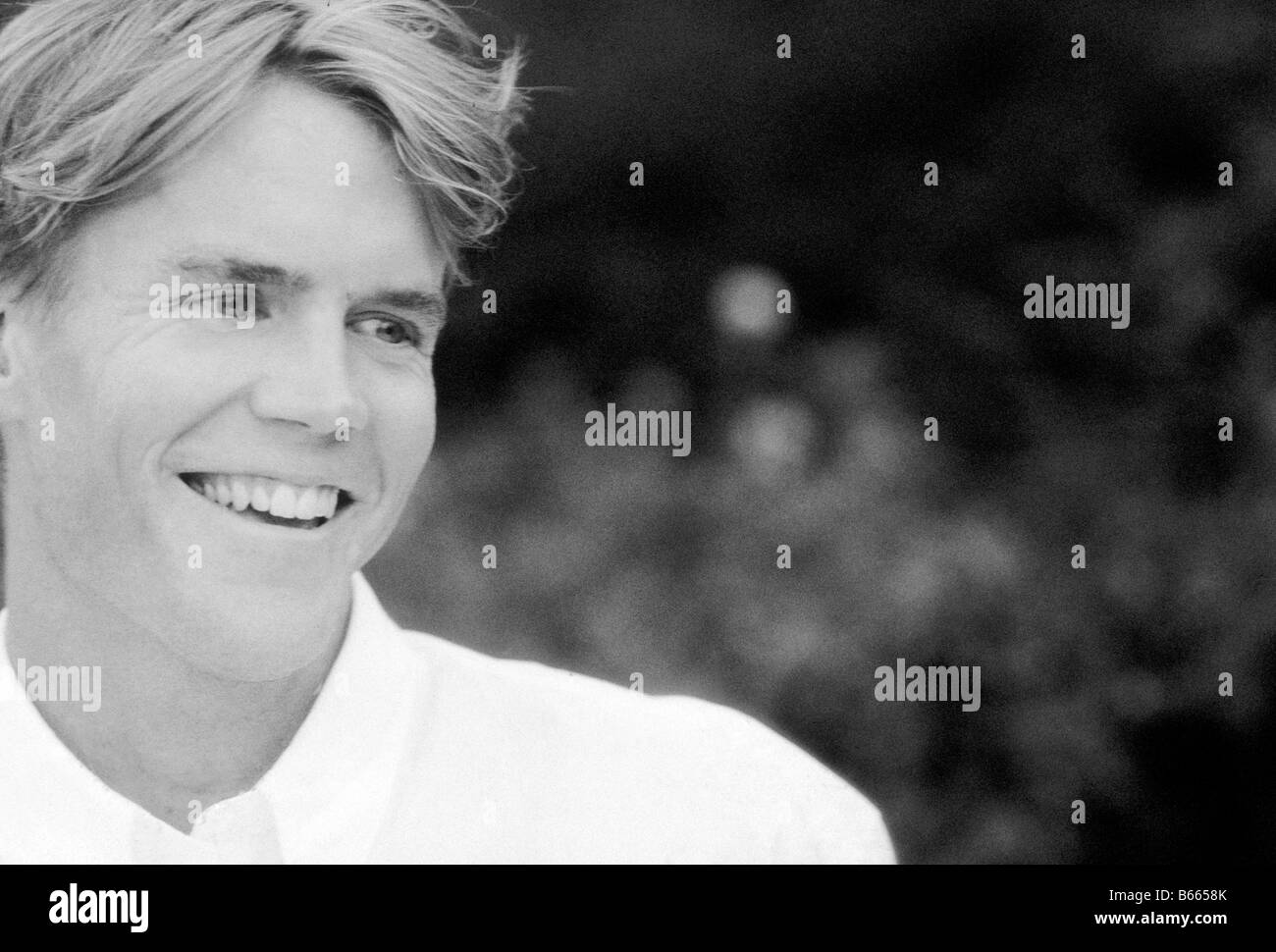 Young mid adult man Black and White Stock Photos & Images - Alamy