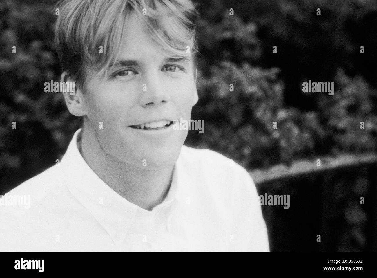 Young mid adult man Black and White Stock Photos & Images - Alamy
