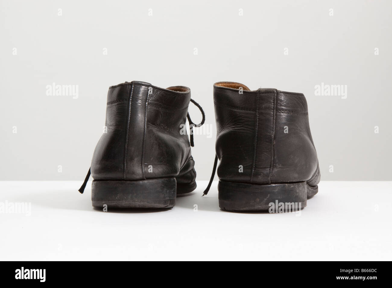 Pair Of Leather Boots High Resolution Stock Photography and Images - Alamy