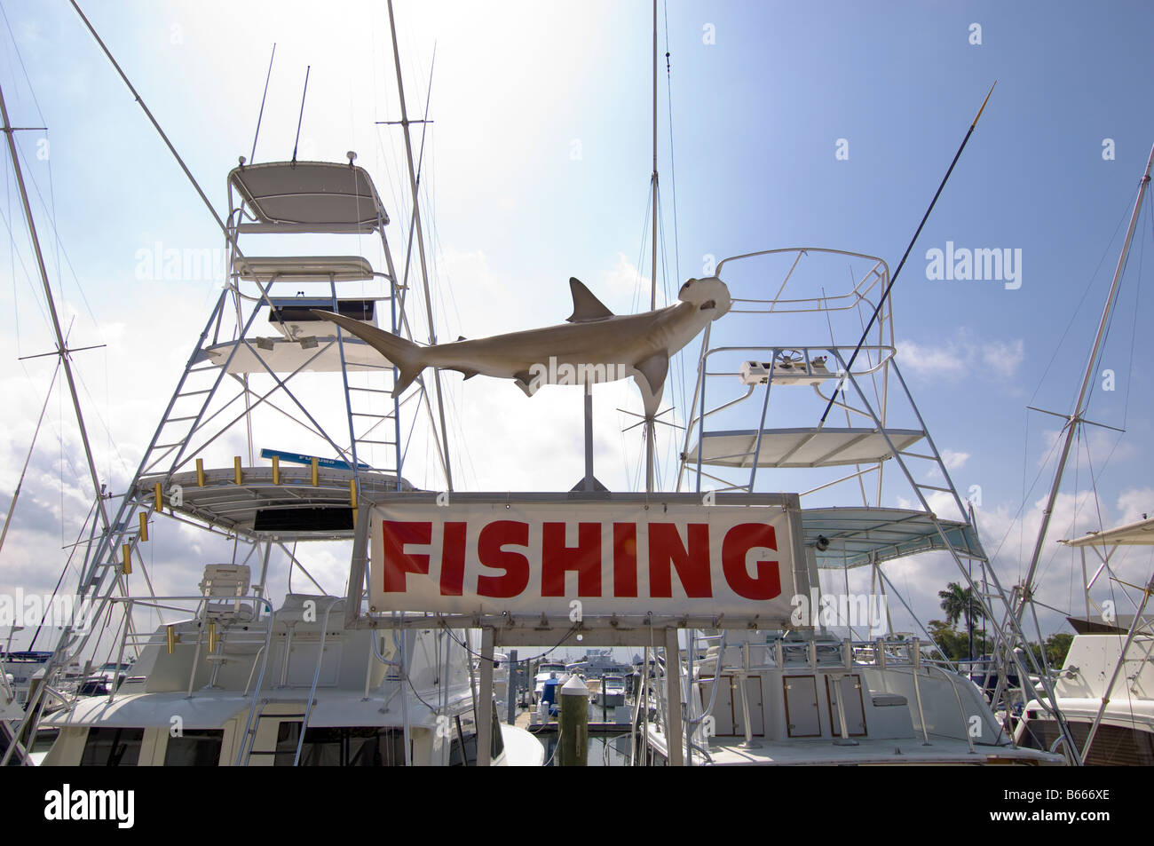 Fishing boat for charter in Bahia Mar Marina Fort Lauderdale Gold Coast