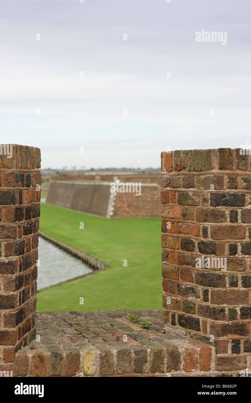 Tilbury Fort on the Thames near London Tilbury Essex England UK Stock