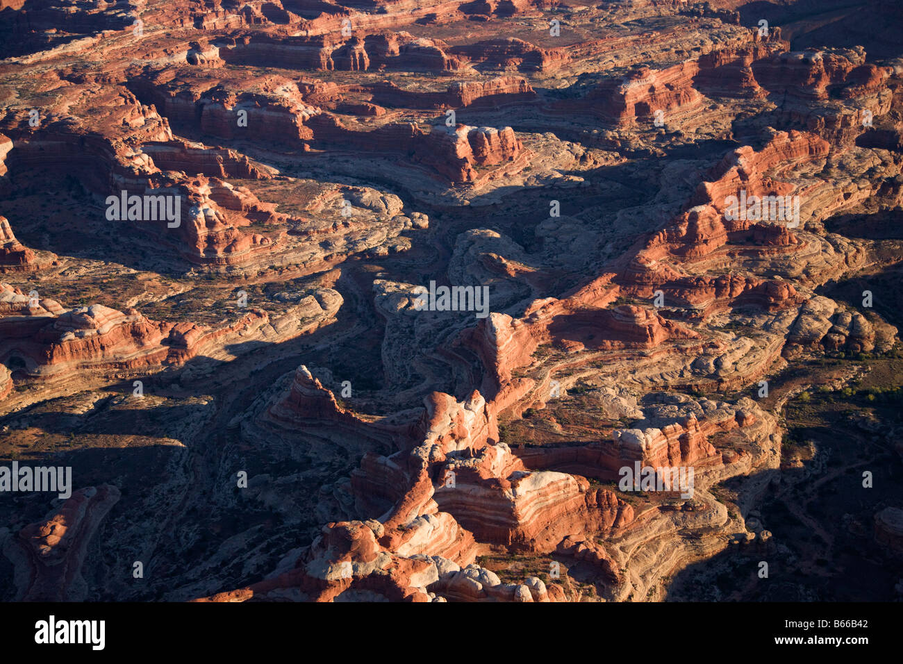 The Maze District Canyonlands National Park near Moab Utah Stock Photo