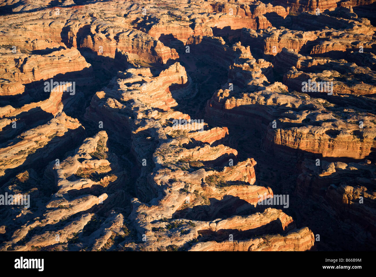 The Maze District Canyonlands National Park near Moab Utah Stock Photo 