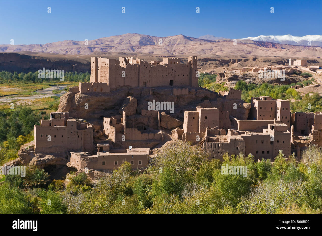 Kasbah, Dades Valley and the Atlas Mountains, Morocco, North Africa, Africa Stock Photo
