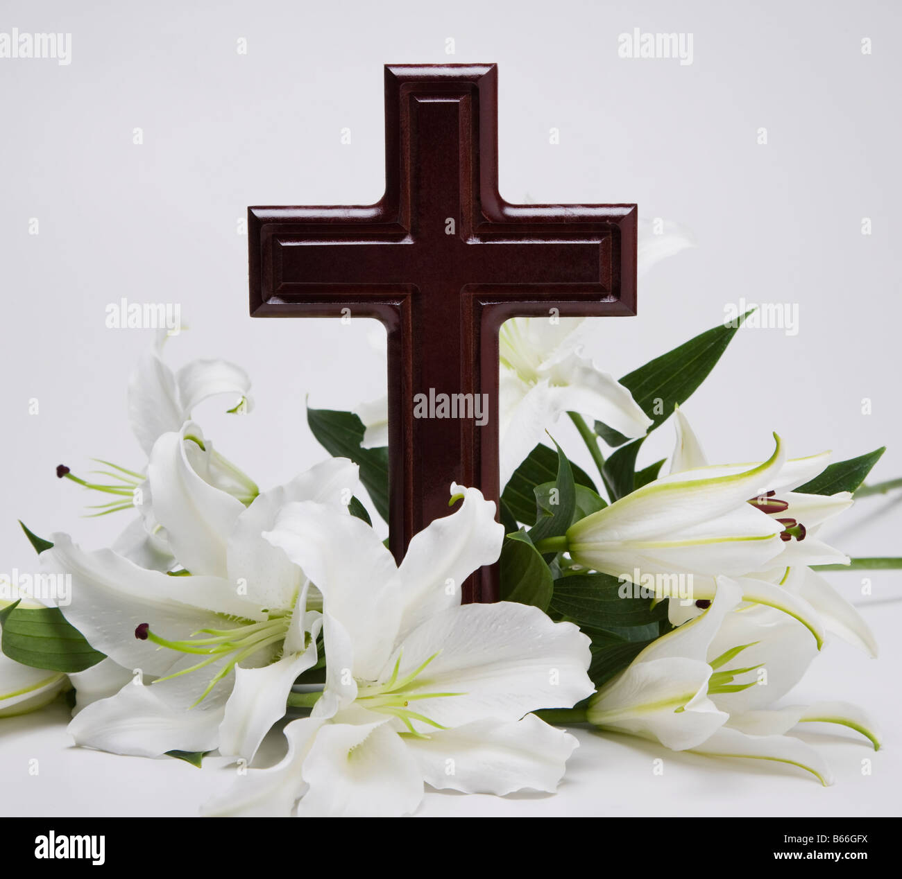 Easter Religious Metal Cross with Lilies Hanging Wall Decoration New with Tags 
