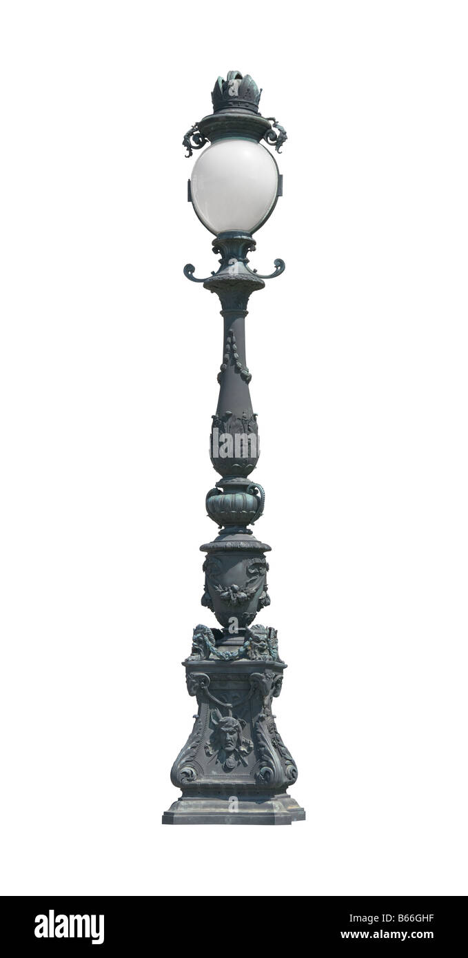 Bronze lamppost Cut Out Stock Images & Pictures Alamy