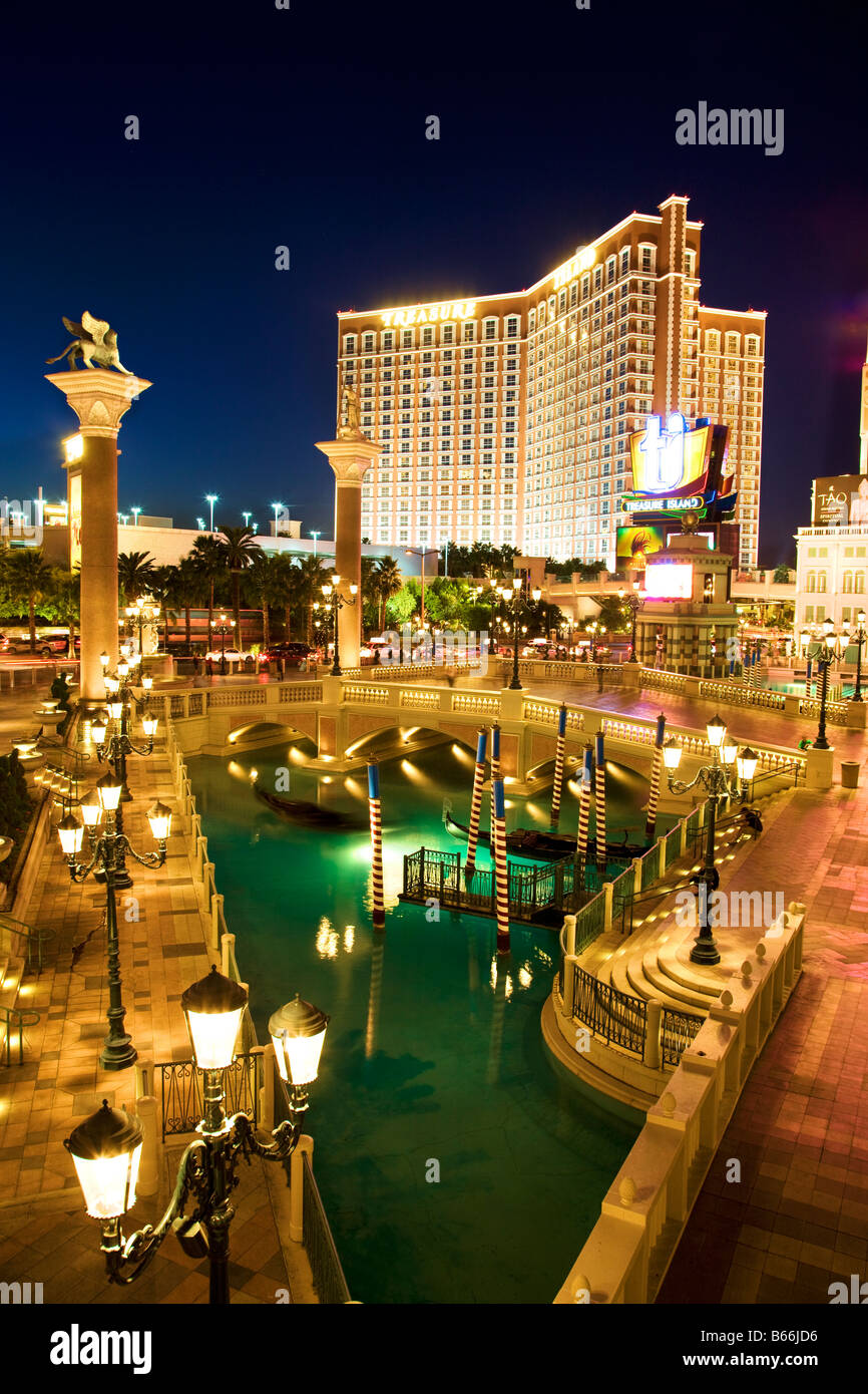 The Venetian Resort Hotel and Casino Las Vegas Nevada Stock Photo
