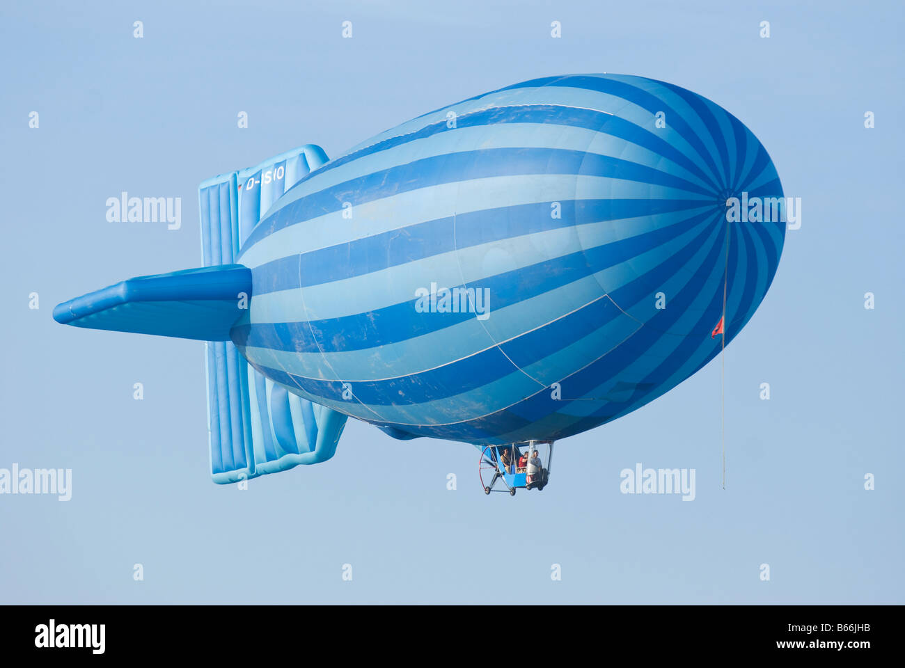 Hot air balloon with German registration shaped as an old fashioned airship  Stock Photo - Alamy