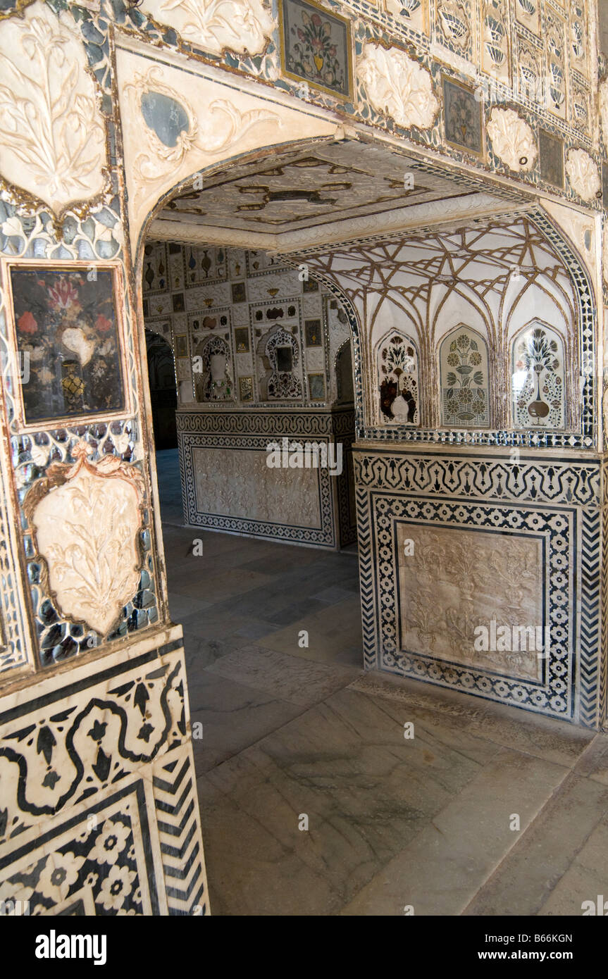 Amber fort india interior hi-res stock photography and images - Alamy