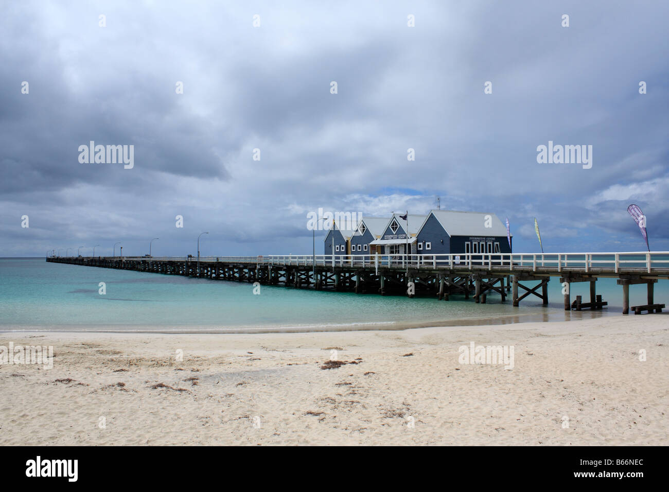 Busselton Jetty Indian Ocean Perth Western Australia Stock Photo Alamy