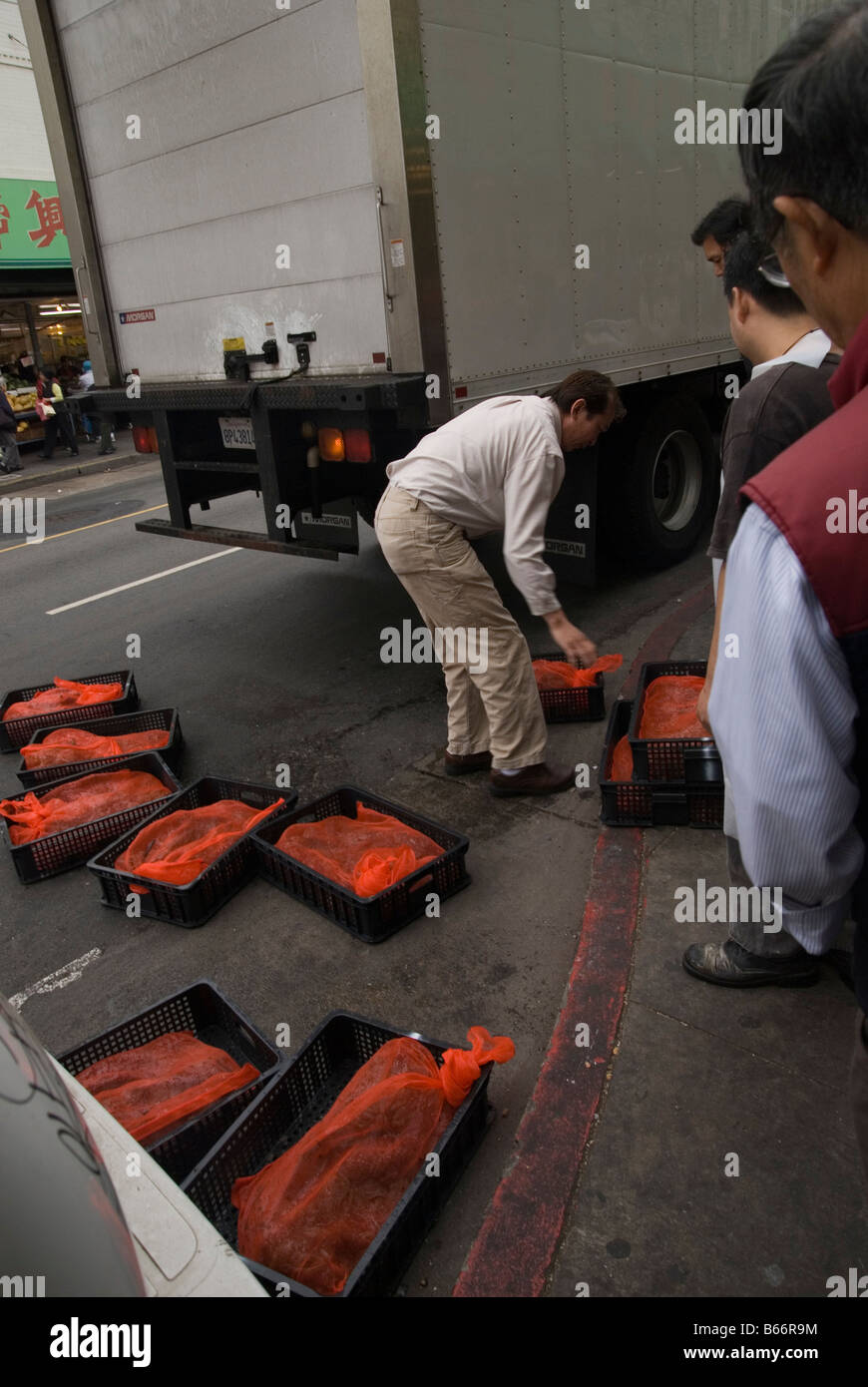 chinese market in chinatown street, san francisco Stock Photo Alamy