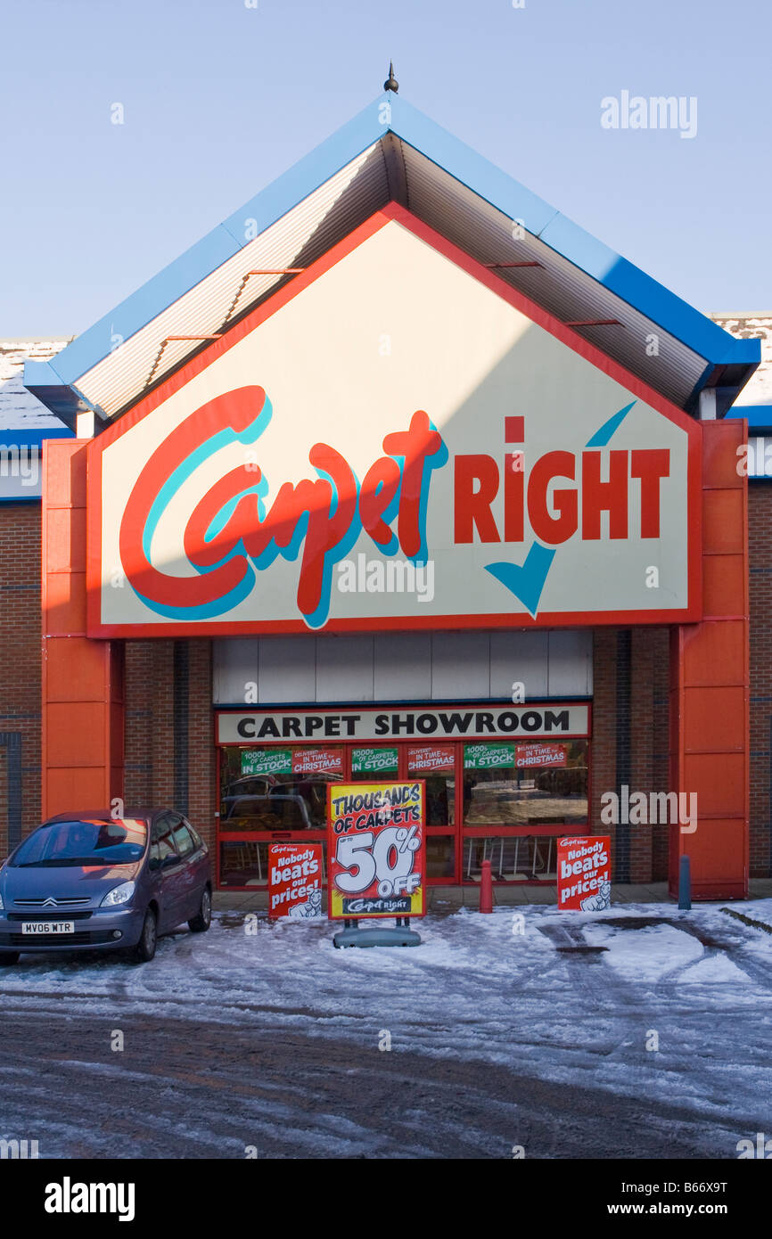 Carpet right store 50 discount reduction Stock Photo Alamy