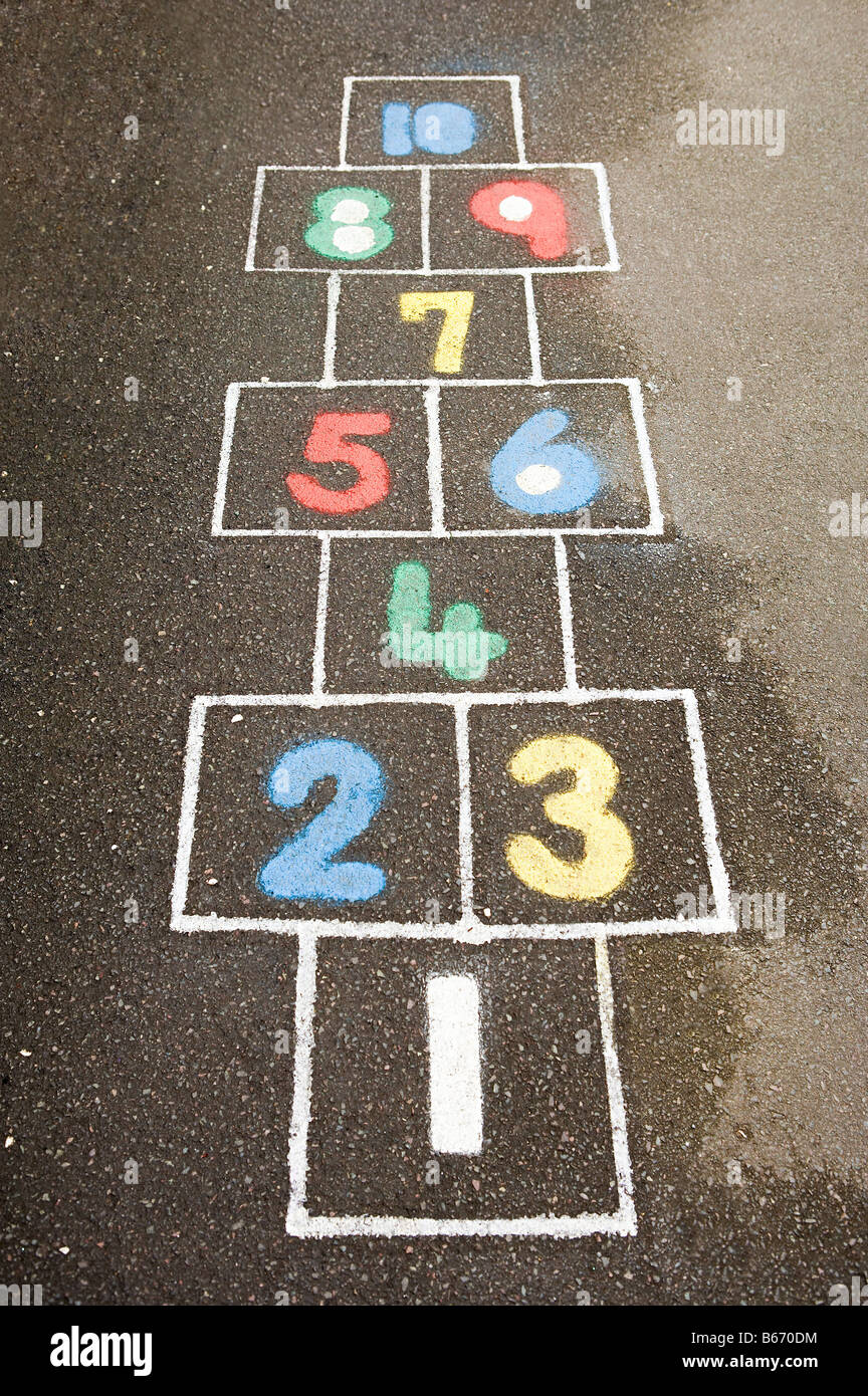 Hopscotch Stock Photo Alamy Hopscotch Stock Photo Alamy