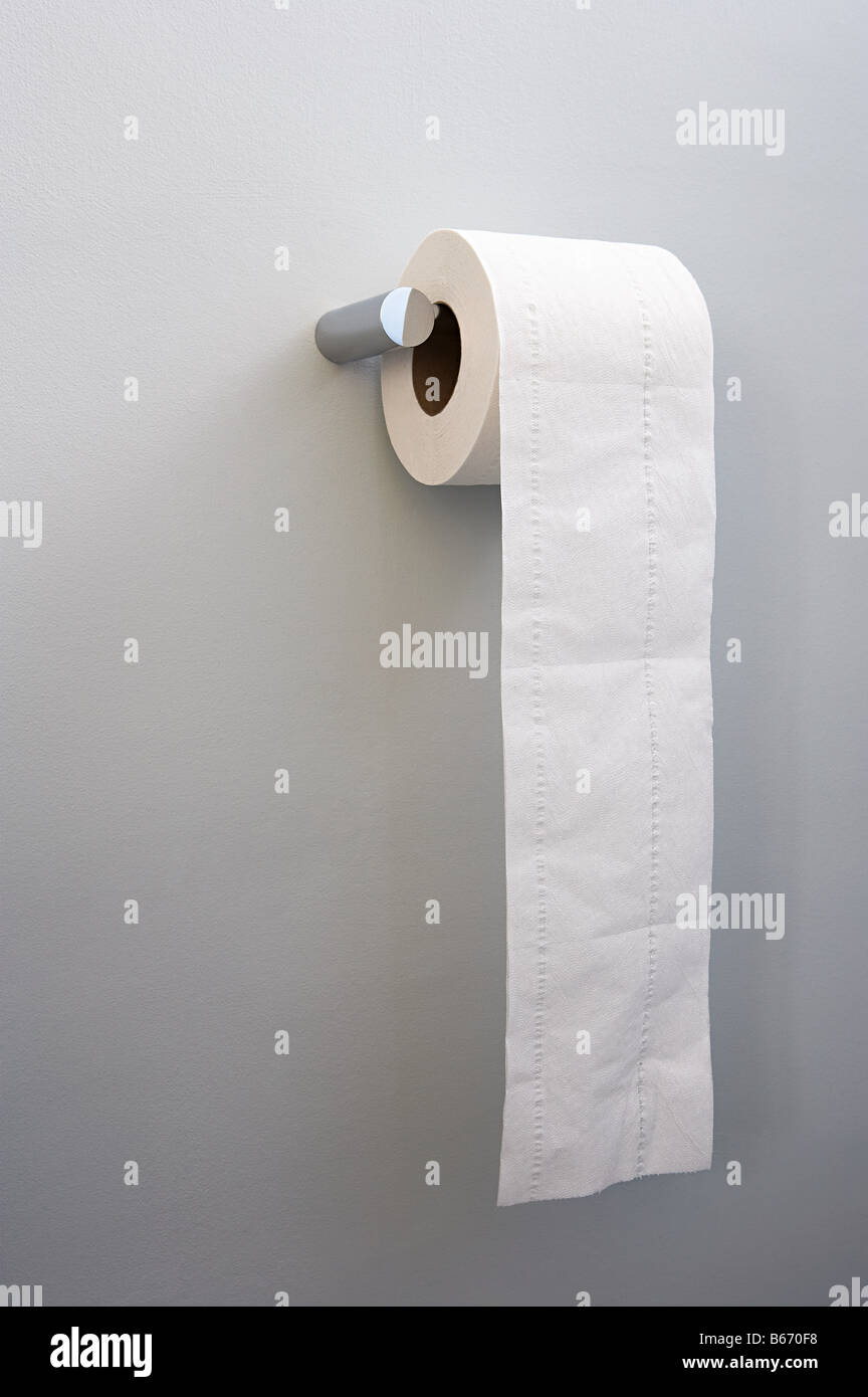 Toilet roll Stock Photo