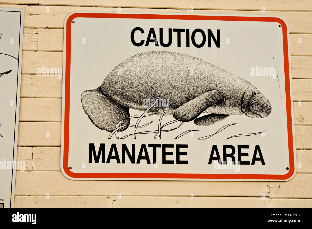 Caution Boaters Watch for Manatee Sign 30x24