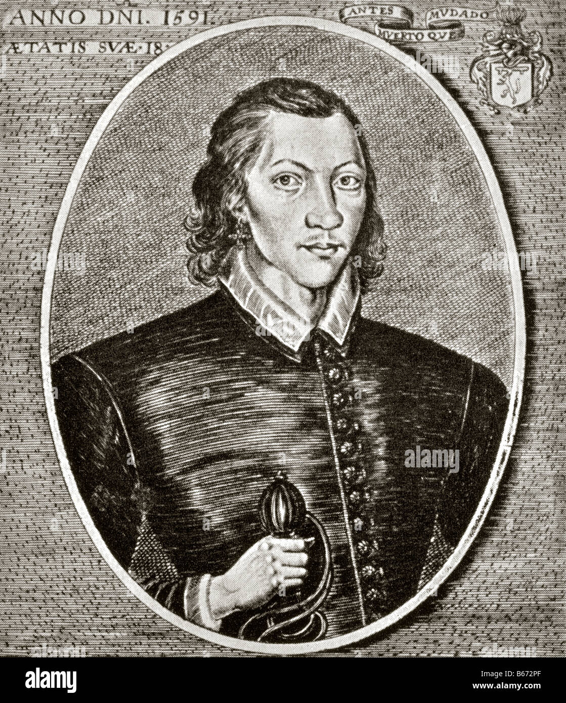 John Donne, 1572 1631. Jacobean poet and preacher Stock Photo Alamy