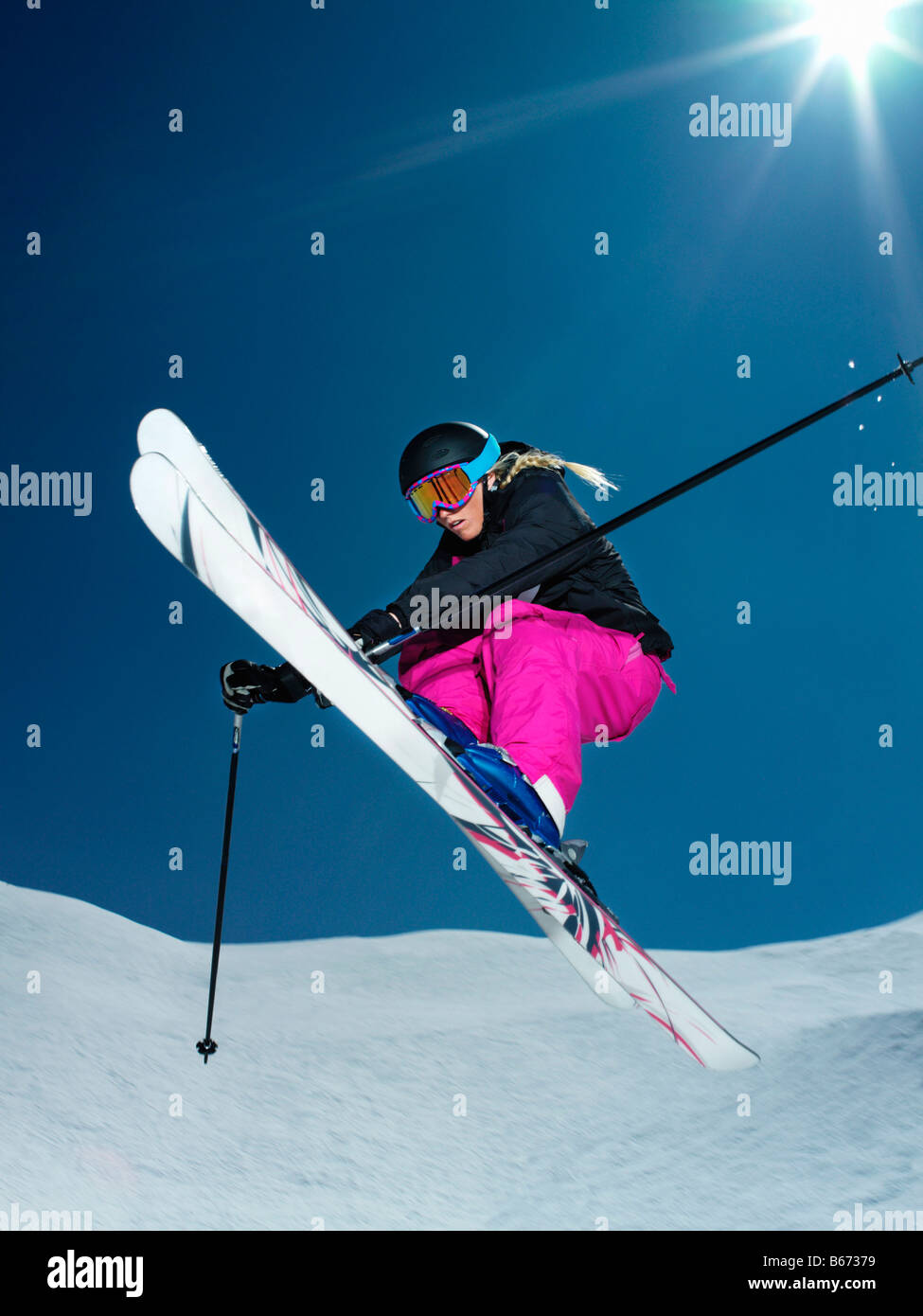 Women ski jumping hires stock photography and images Alamy